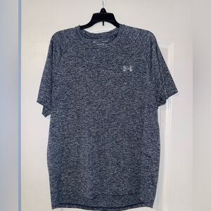 Under Armour Men's Blue/Gray Heather Tee